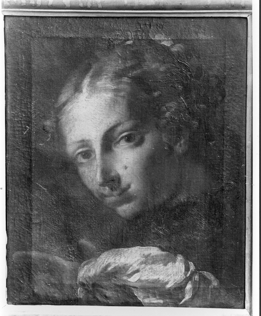 ritratto di donna (dipinto, opera isolata) - ambito lombardo (prima metà sec. XVIII)
