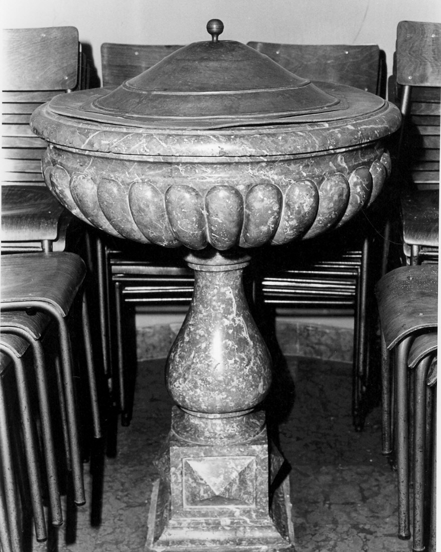 fonte battesimale, opera isolata - bottega lombarda (sec. XIX)