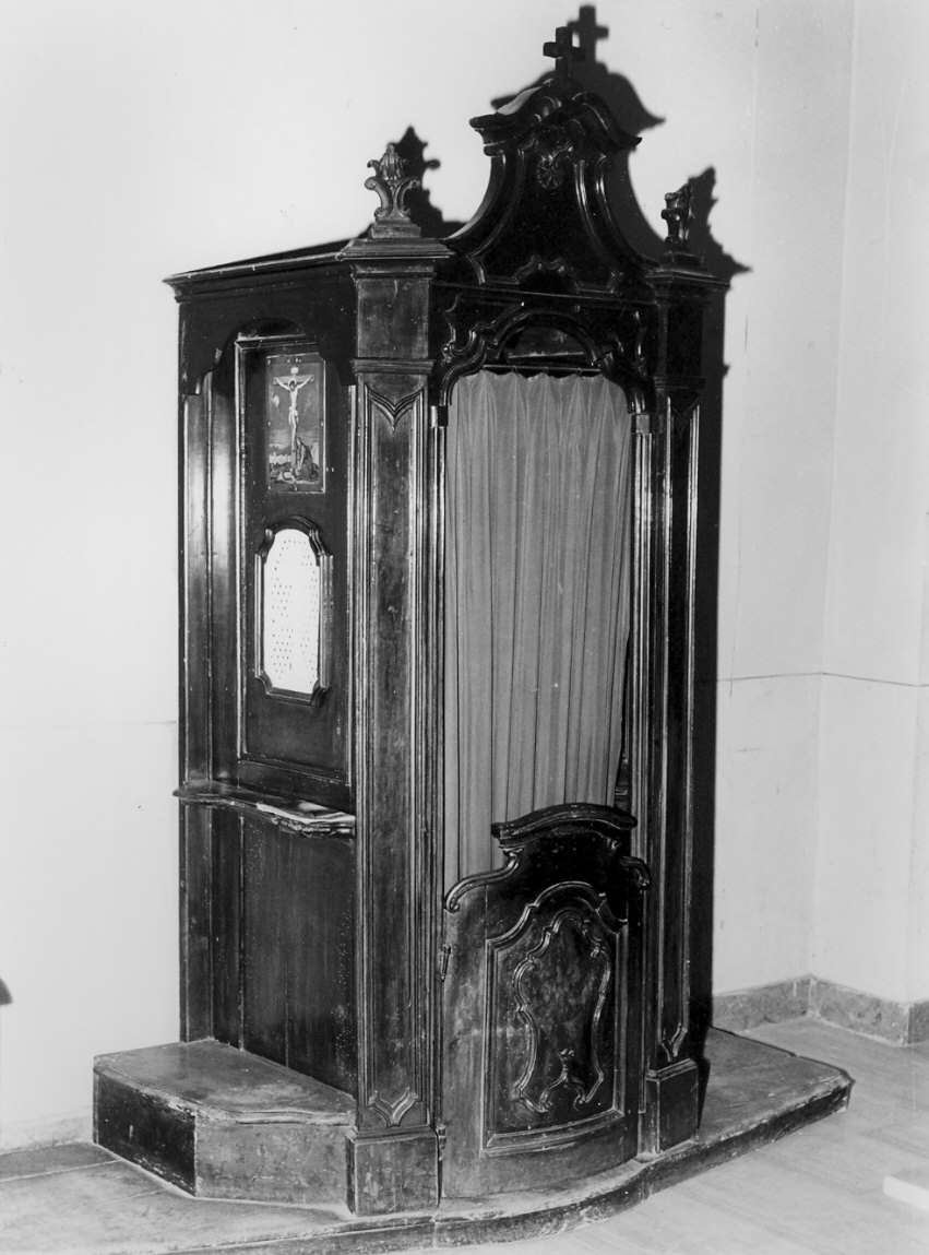 confessionale, opera isolata - bottega milanese (sec. XVIII)