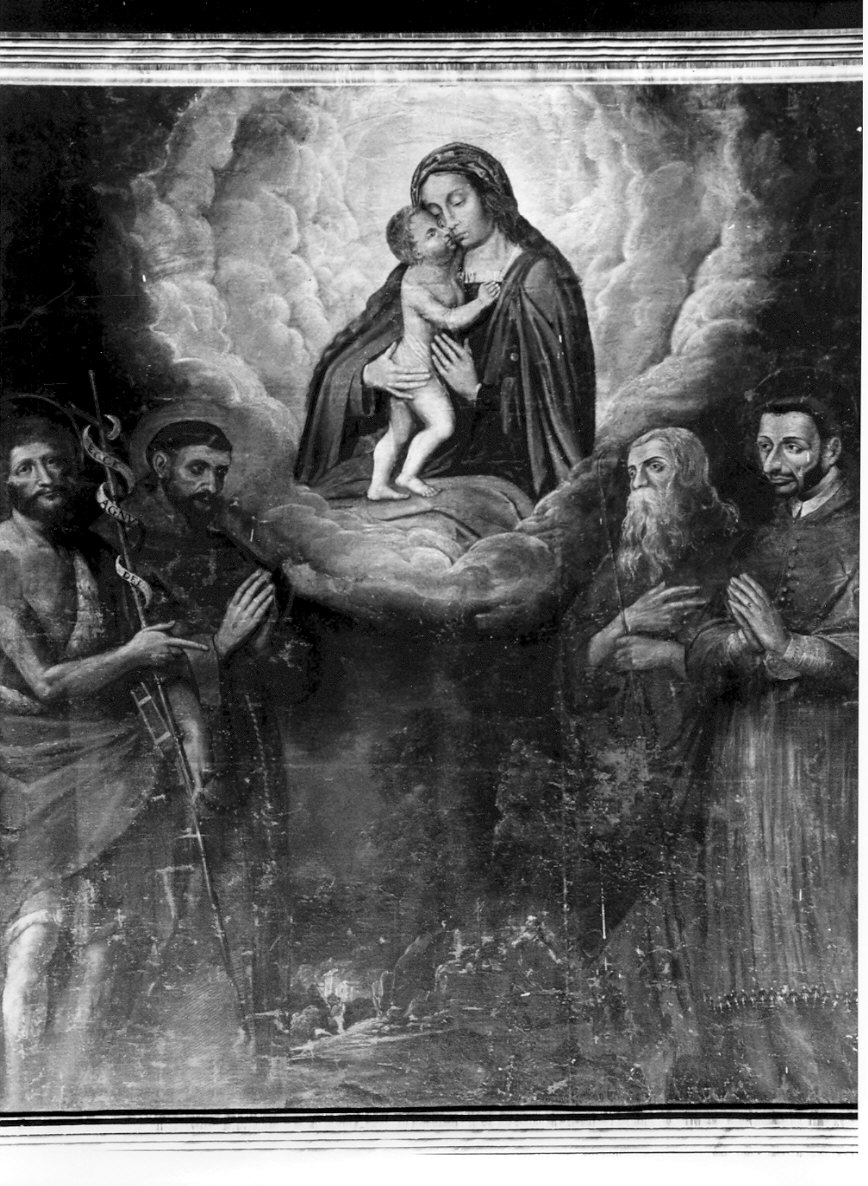 Madonna con Bambino e Santi (dipinto, opera isolata) - ambito milanese (prima metà sec. XVII)