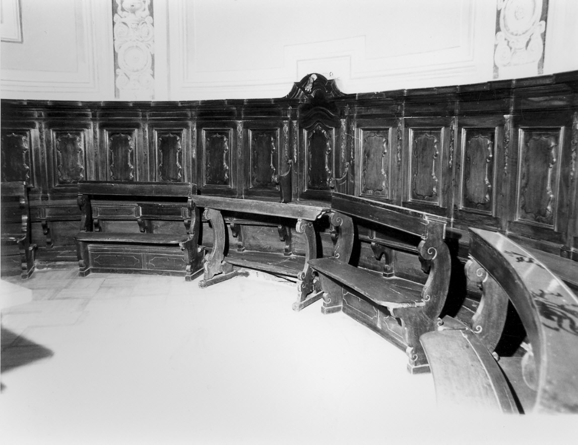 stalli del coro, opera isolata - bottega lombarda (sec. XVIII)