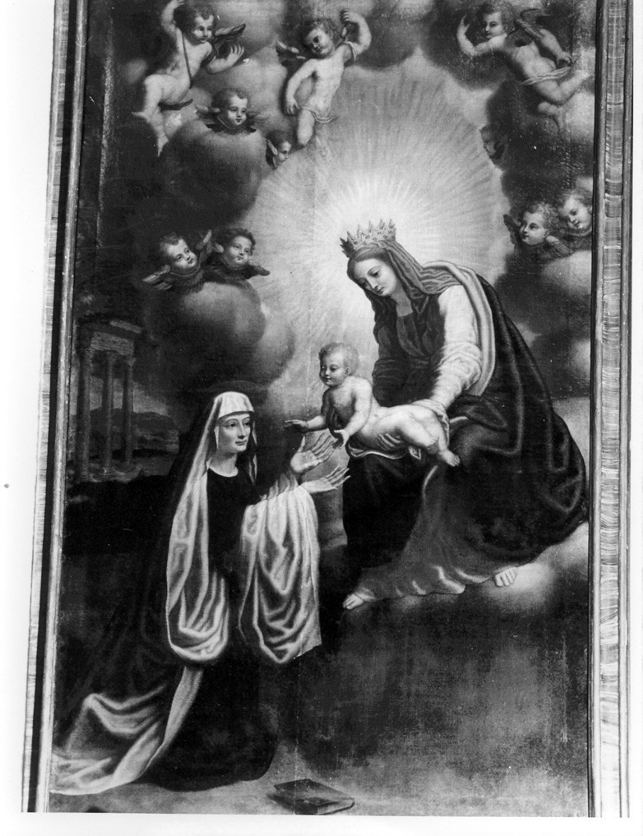 Madonna con Bambino e Santi (dipinto, opera isolata) - ambito lombardo (sec. XVII)