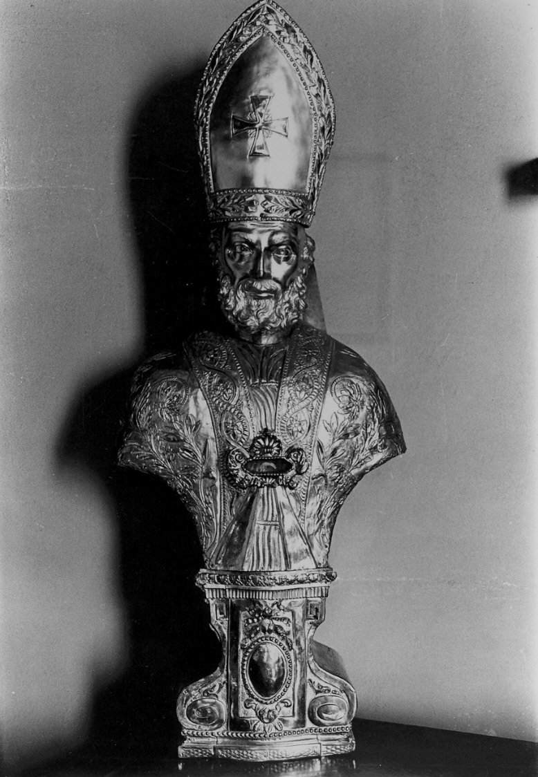 San Barnaba (reliquiario - a busto, opera isolata) - bottega lombarda (fine sec. XVIII)