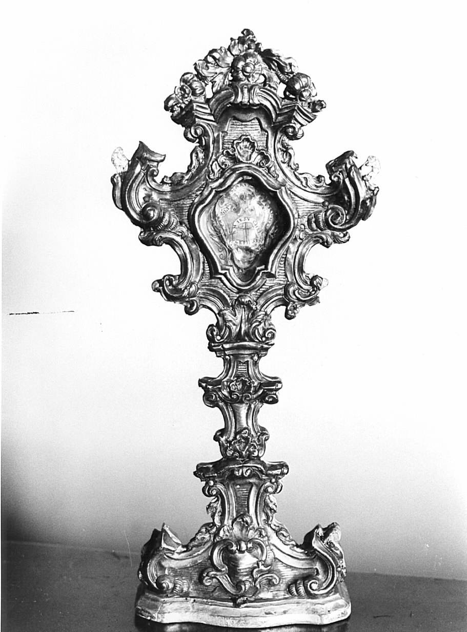reliquiario, opera isolata - bottega lombarda (metà sec. XVIII)