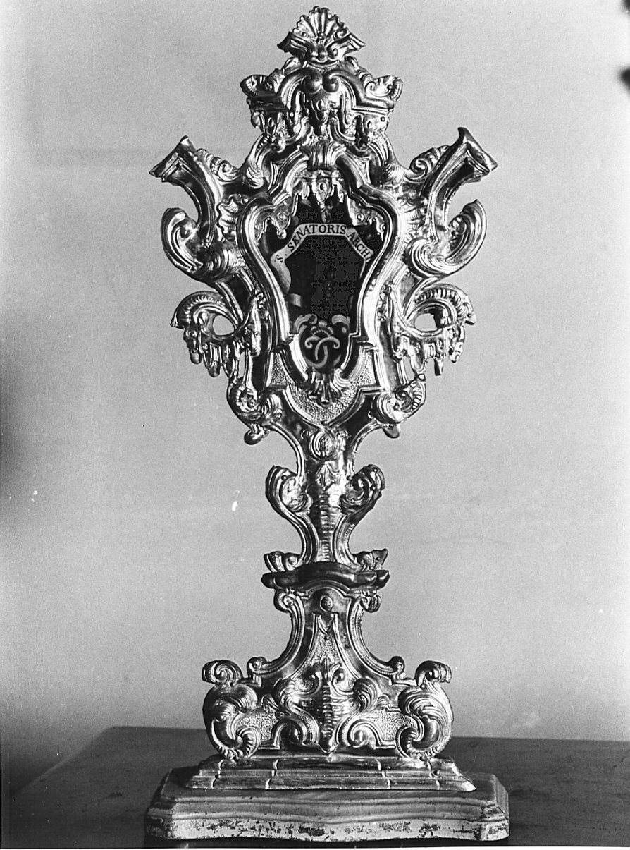 reliquiario, coppia - bottega lombarda (sec. XVIII)