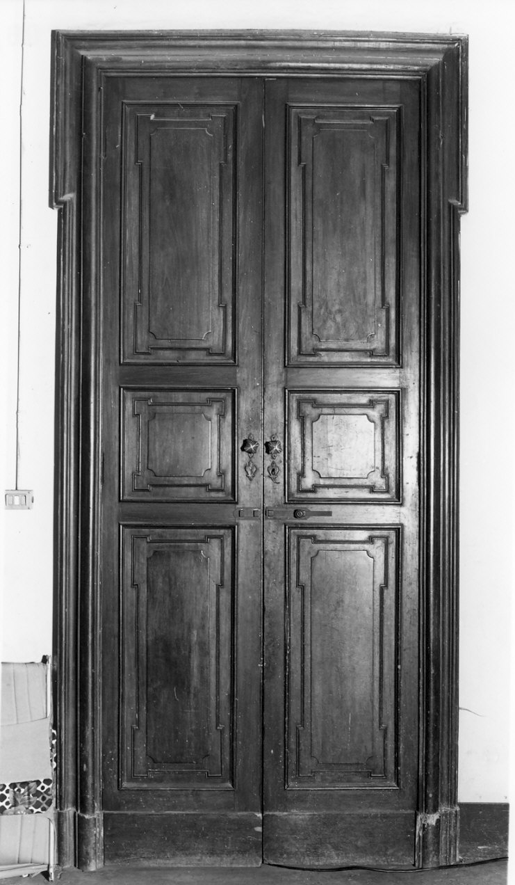 porta - a due battenti - bottega lombarda (sec. XVII)