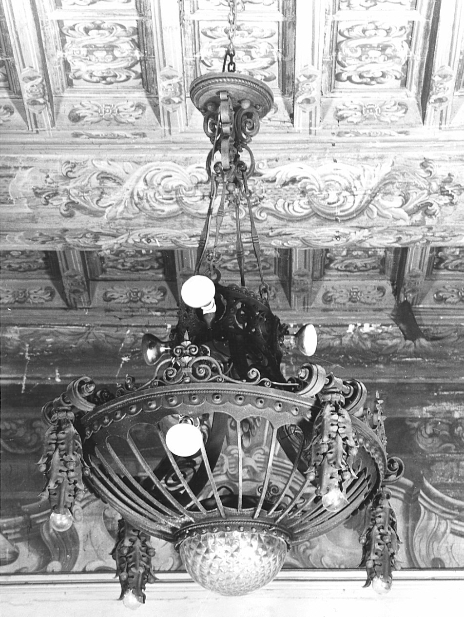 lampadario, opera isolata - bottega lombarda (seconda metà sec. XIX)