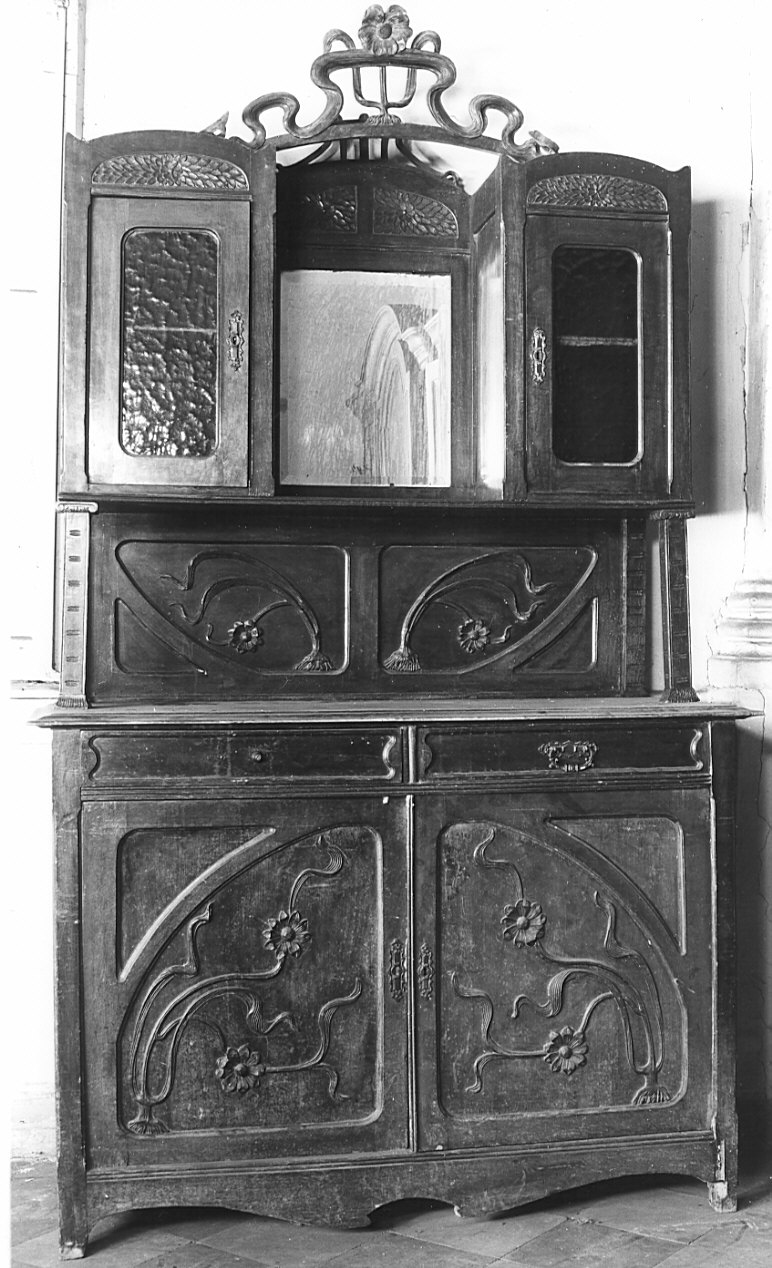 credenza, opera isolata - bottega lombarda (inizio sec. XX)