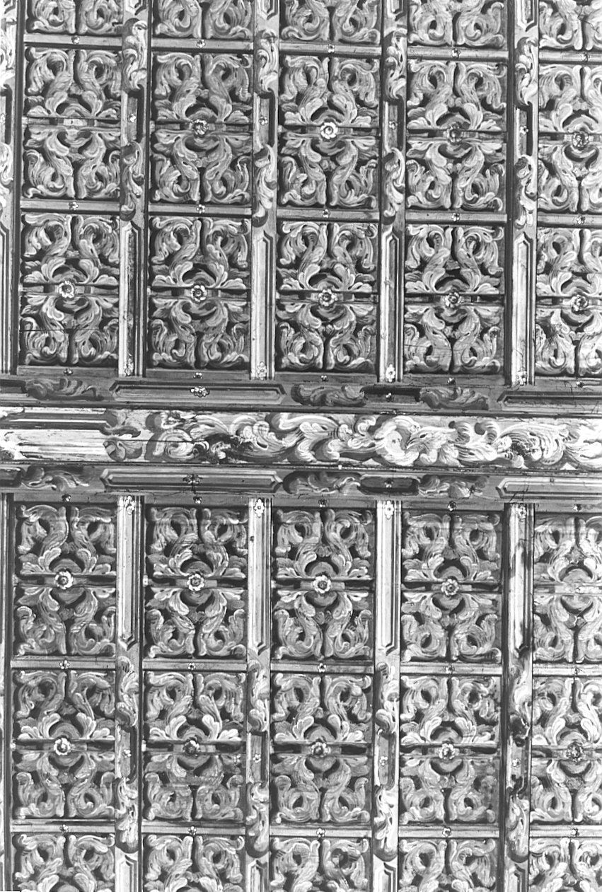 soffitto a cassettoni, opera isolata - bottega lombarda (secc. XVII/ XVIII)
