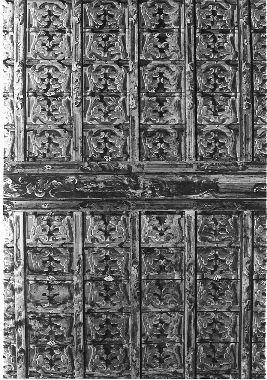 soffitto a cassettoni, opera isolata - bottega lombarda (secc. XVII/ XVIII)
