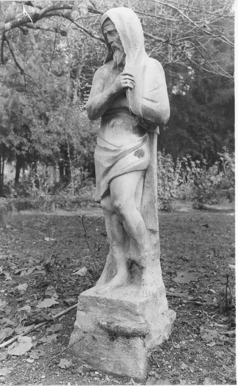 vecchio (statua, opera isolata) - bottega lombarda (inizio sec. XIX)