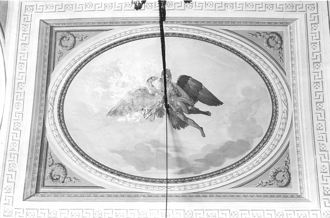 Ganimede e l'aquila di Giove (dipinto, opera isolata) di Lavelli Giuseppe (attribuito) (sec. XIX)