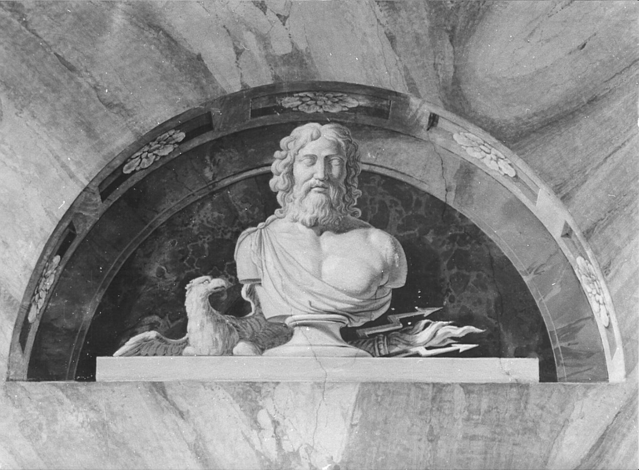 Giove (dipinto, elemento d'insieme) di Lavelli Giuseppe (attribuito) (sec. XIX)