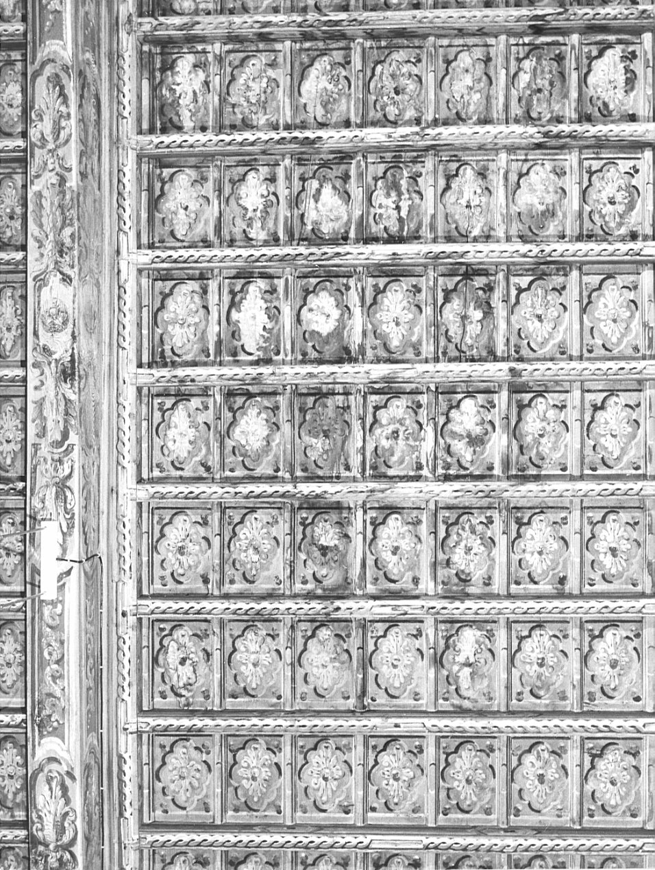 soffitto a cassettoni, opera isolata - bottega lombarda (secc. XVII/ XVIII)