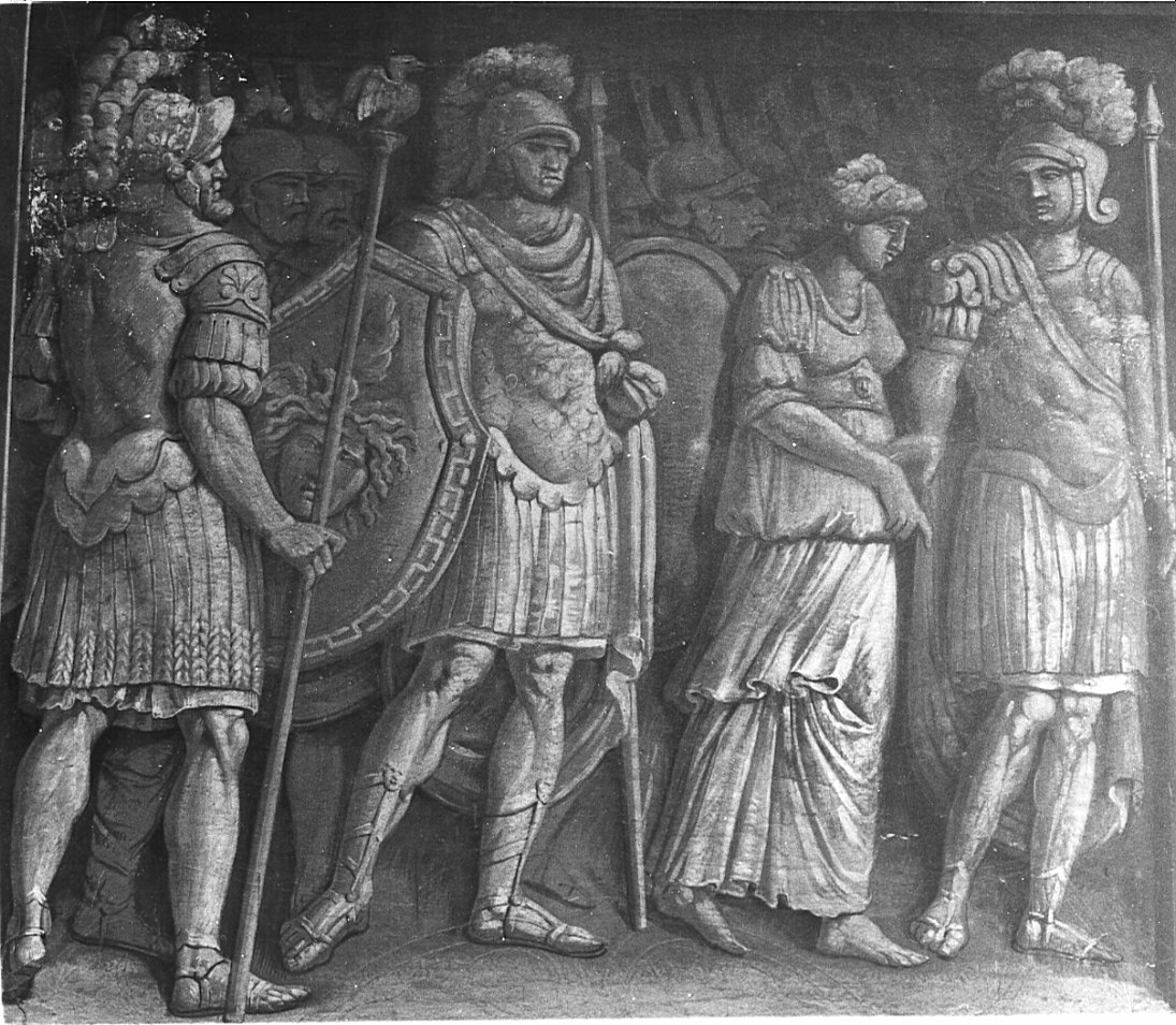 Trionfi di Scipione Africano (decorazione pittorica, elemento d'insieme) - ambito lombardo (sec. XIX)