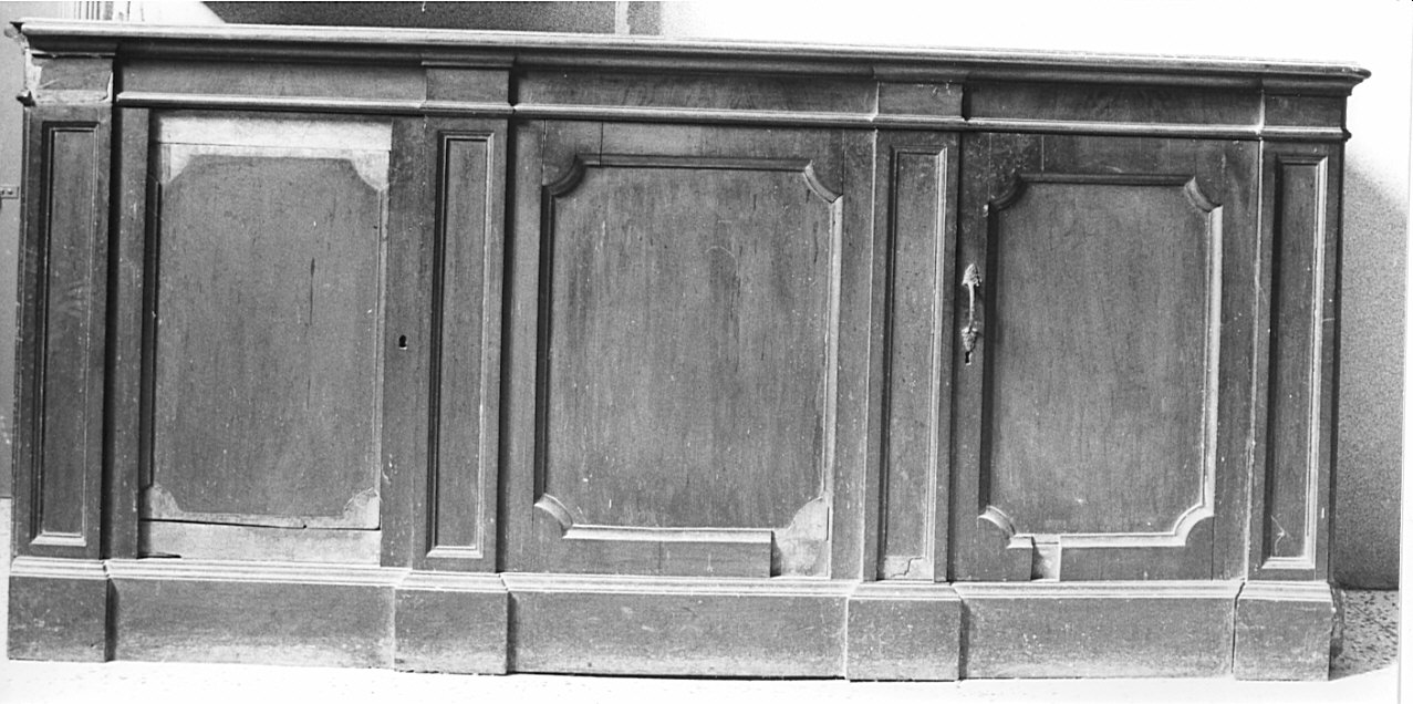 mobile da sacrestia - bottega lombarda (sec. XIX)