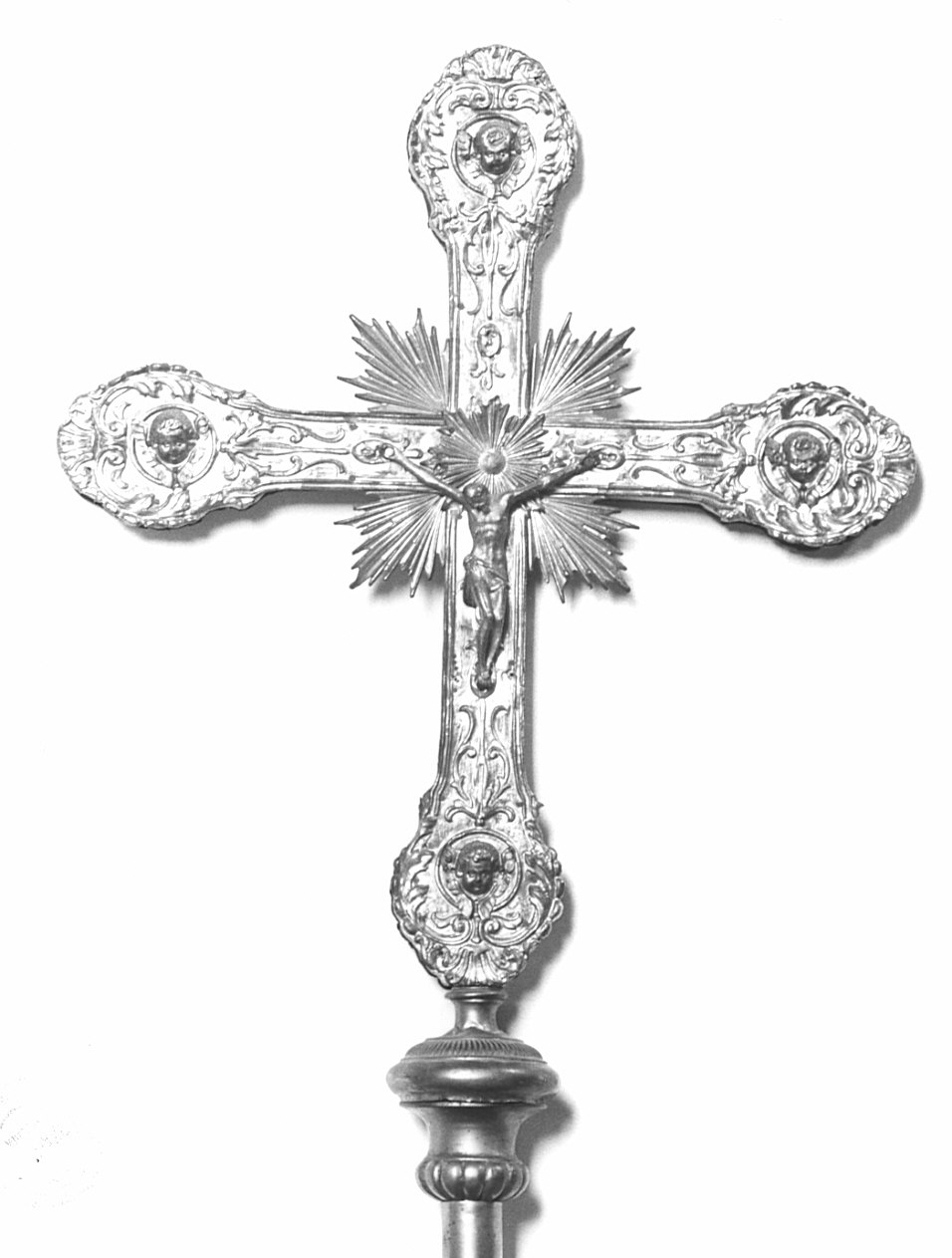 croce processionale - bottega Italia settentrionale (sec. XIX)