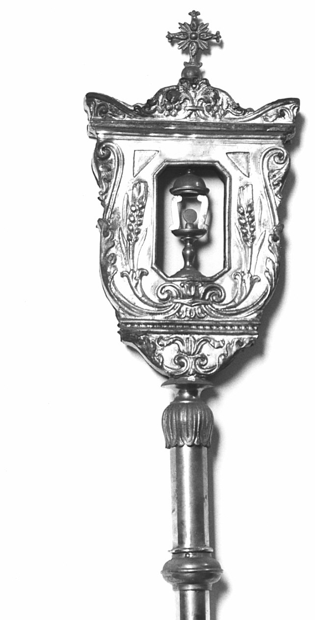 mazza processionale - bottega Italia settentrionale (sec. XIX)