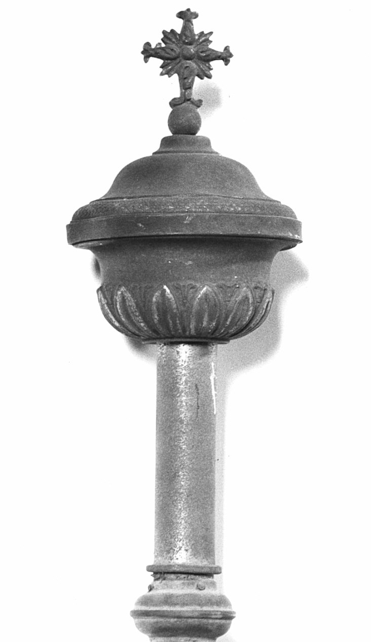 mazza processionale - bottega lombarda (sec. XIX)