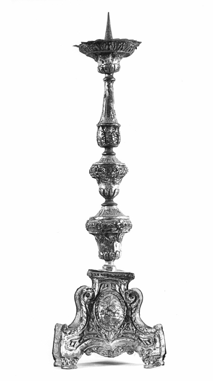 candeliere, serie - bottega lombarda (sec. XVIII)