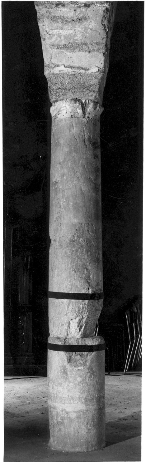 colonna, opera isolata - bottega italiana (fine/inizio secc. IX/ X)