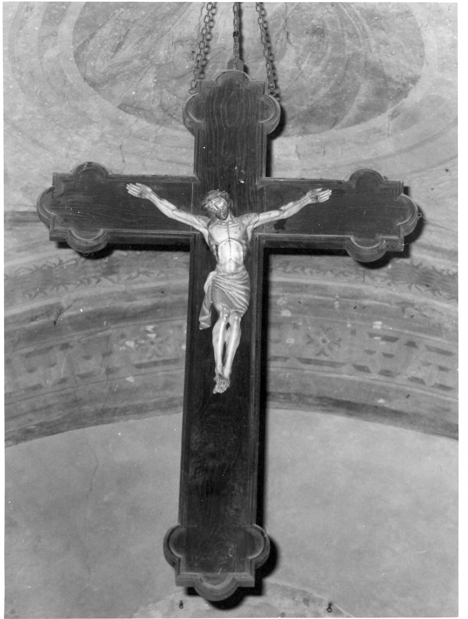 crocifisso, opera isolata - bottega lombarda (fine/inizio secc. XVII/ XVIII)