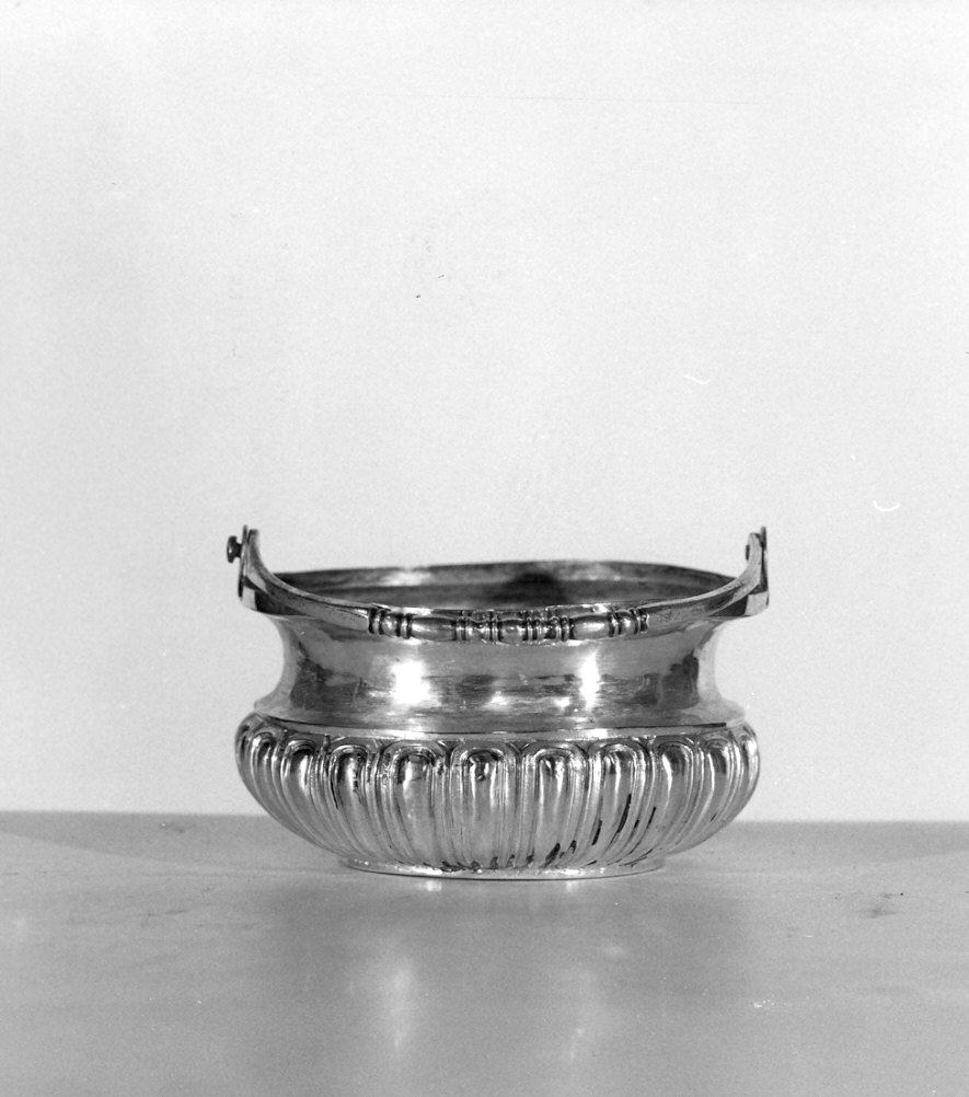 secchiello per l'acqua benedetta, opera isolata - bottega Italia settentrionale (sec. XIX)