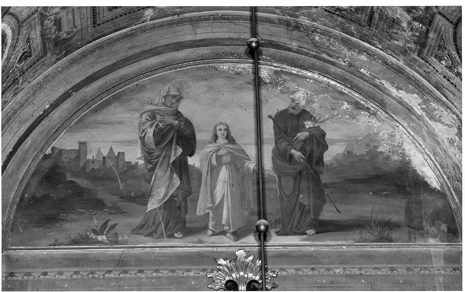 Sacra Famiglia (dipinto, opera isolata) di Gambini Rodolfo (sec. XIX)