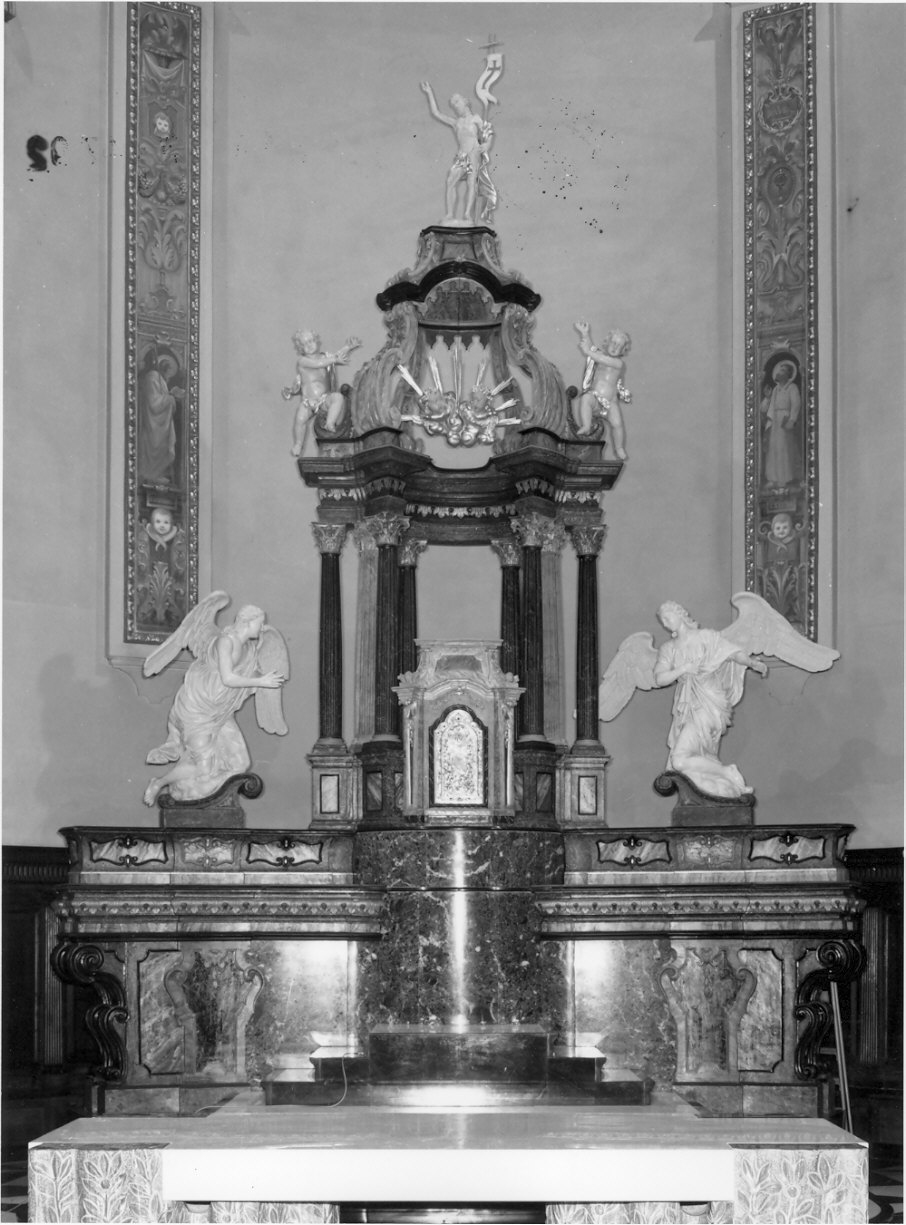 altare maggiore, opera isolata - bottega italiana (seconda metà sec. XVIII)