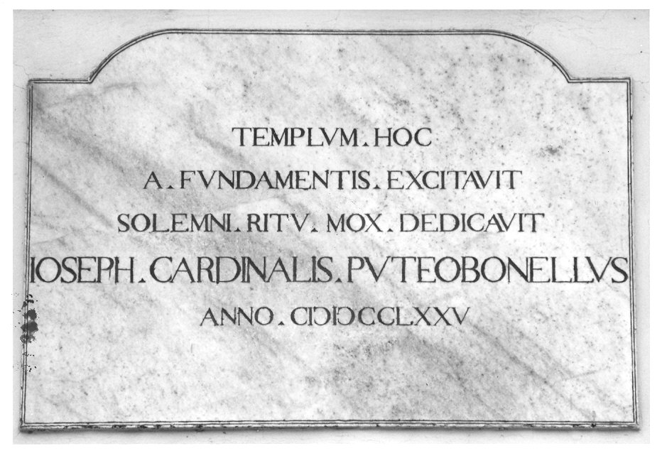 lapide documentaria, opera isolata - bottega italiana (sec. XVIII)