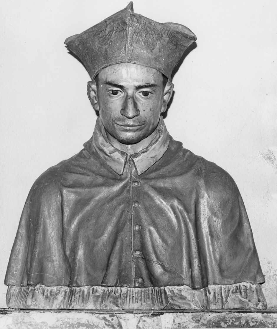 San Carlo Borromeo (busto, opera isolata) - bottega lombarda (sec. XVII)