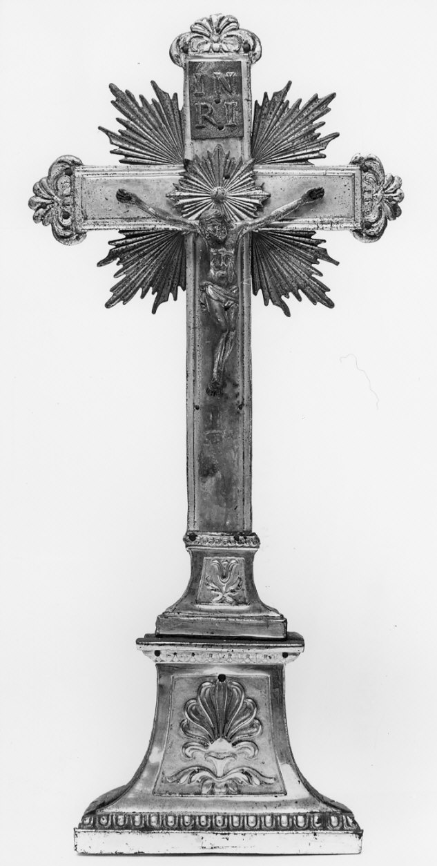 croce d'altare, opera isolata - bottega lombarda (sec. XIX)