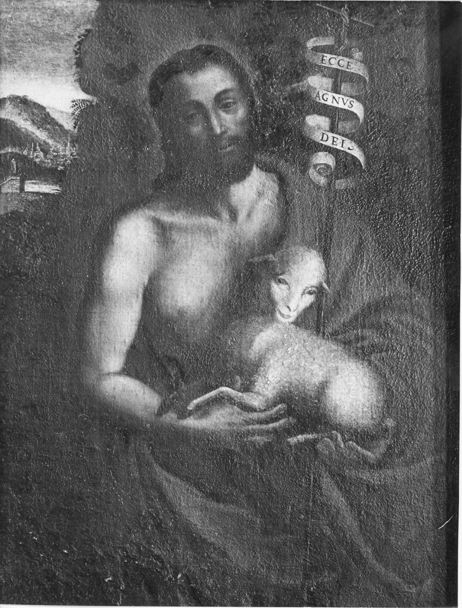 San Giovanni Battista (dipinto, opera isolata) - ambito lombardo (sec. XVIII)