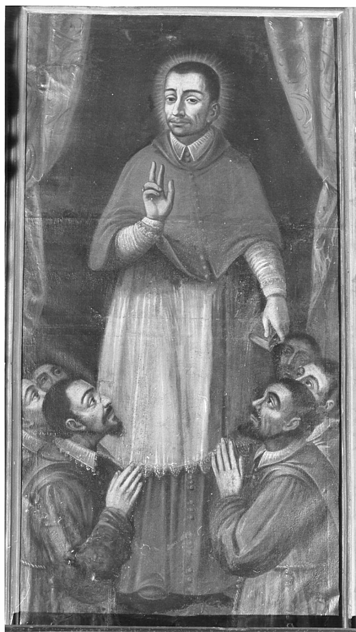 San Carlo Borromeo e i Disciplini (dipinto, opera isolata) - ambito lombardo (metà sec. XVII)