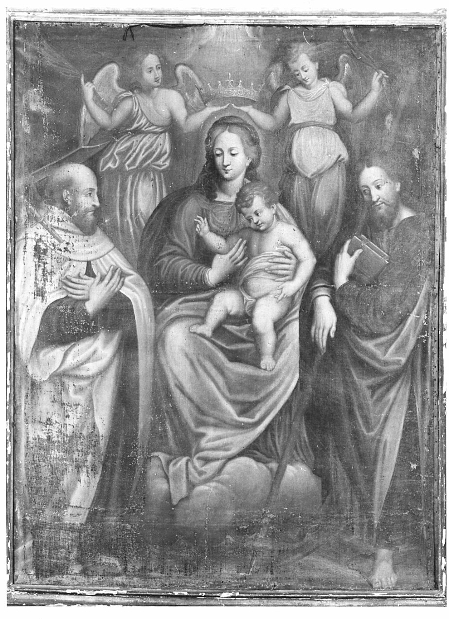 Madonna con Bambino e Santi (dipinto, opera isolata) - ambito lombardo (inizio sec. XVII)
