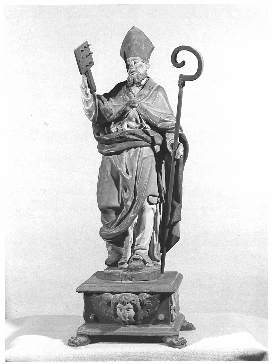 San Biagio (scultura, opera isolata) - bottega lombarda (prima metà sec. XVIII)