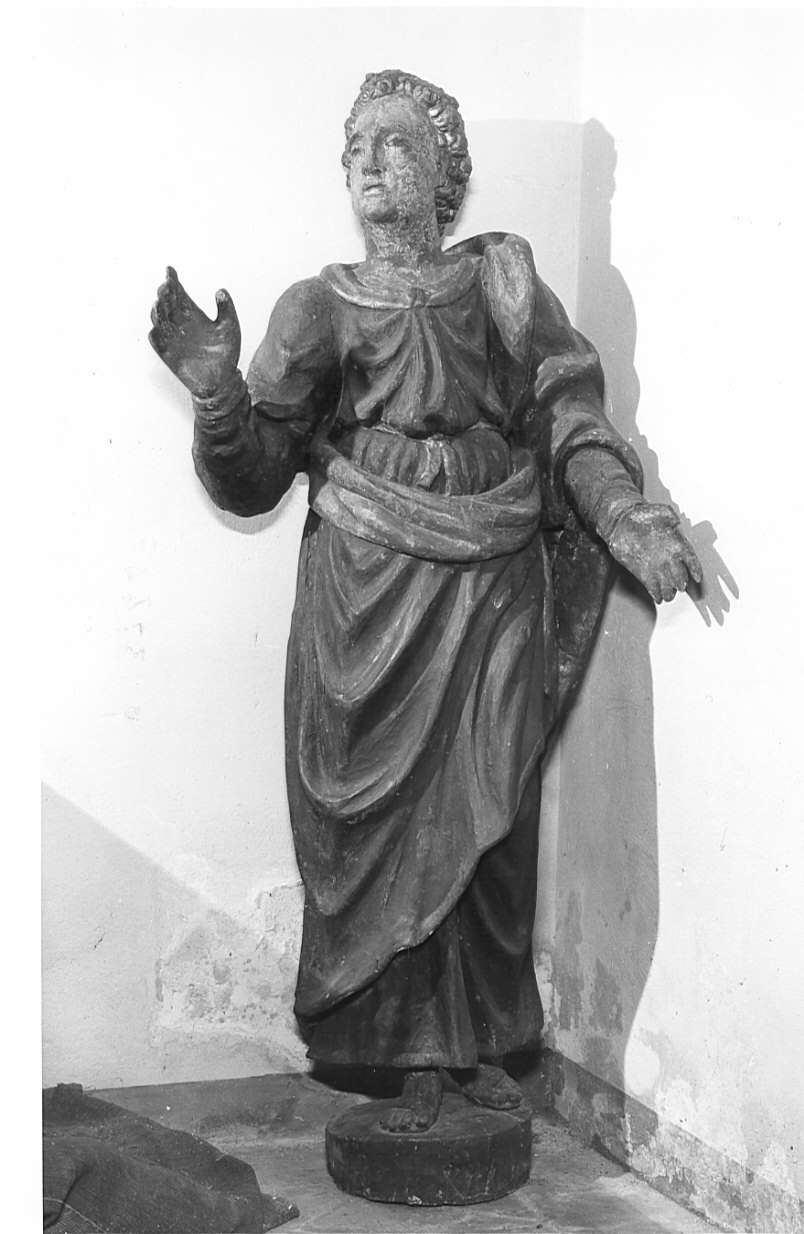 San Giovanni Evangelista (scultura, opera isolata) di Garzoni Paolo (attribuito) (sec. XVI)