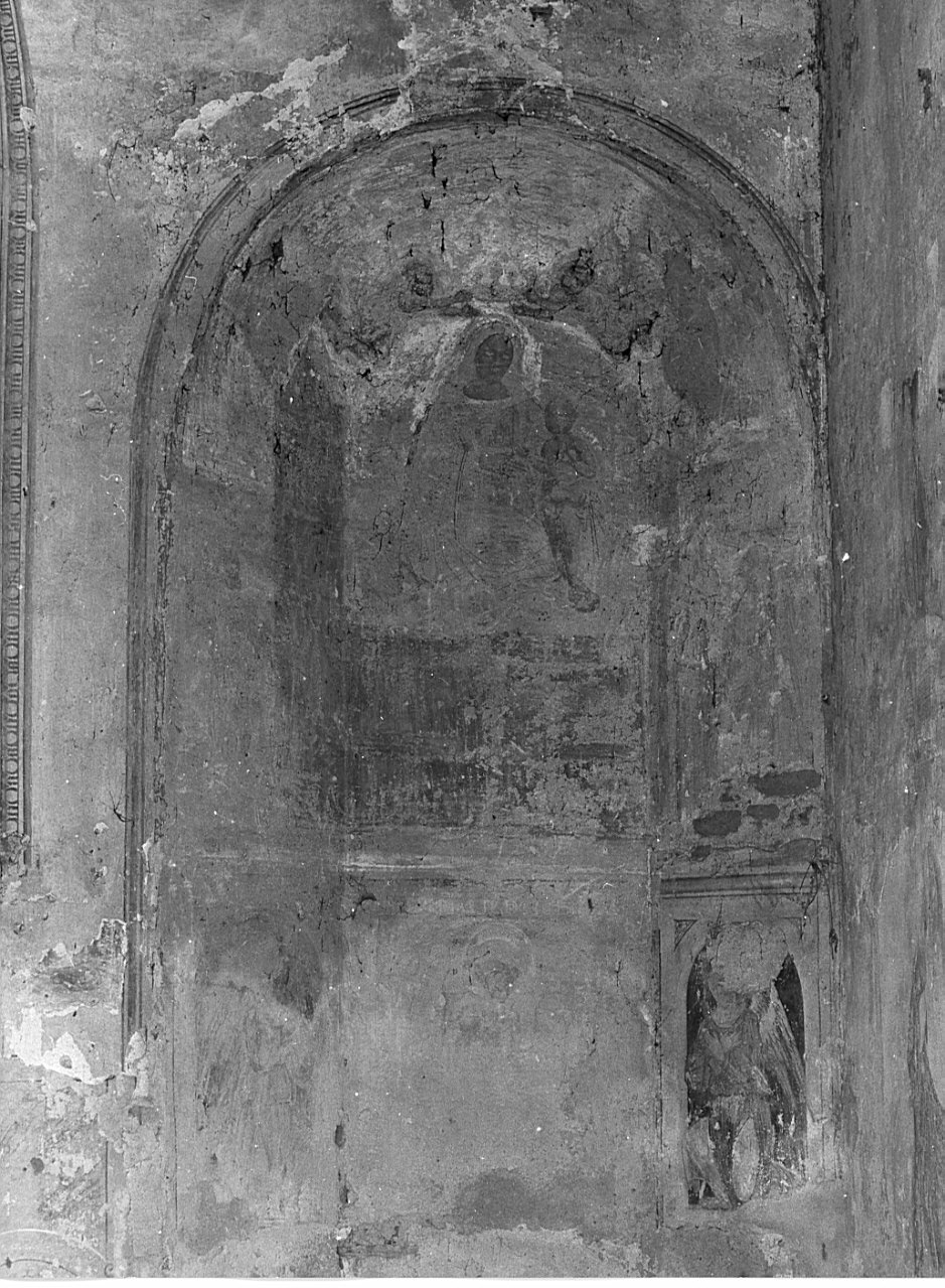 Madonna con Bambino in trono (dipinto, opera isolata) - ambito lombardo (fine/inizio secc. XV/ XVI)