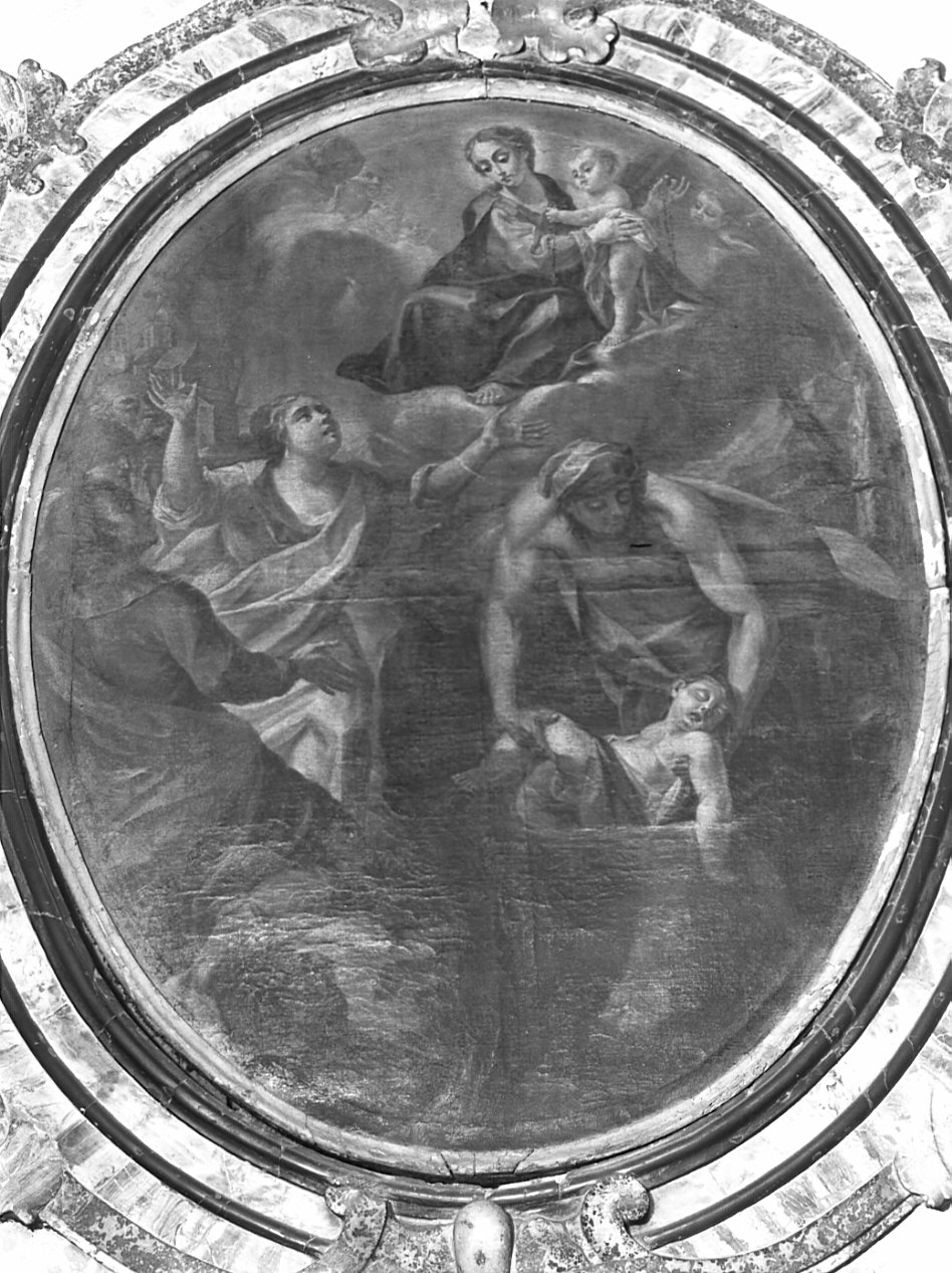 miracolo della Madonna (dipinto, opera isolata) - ambito lombardo (prima metà sec. XVIII)