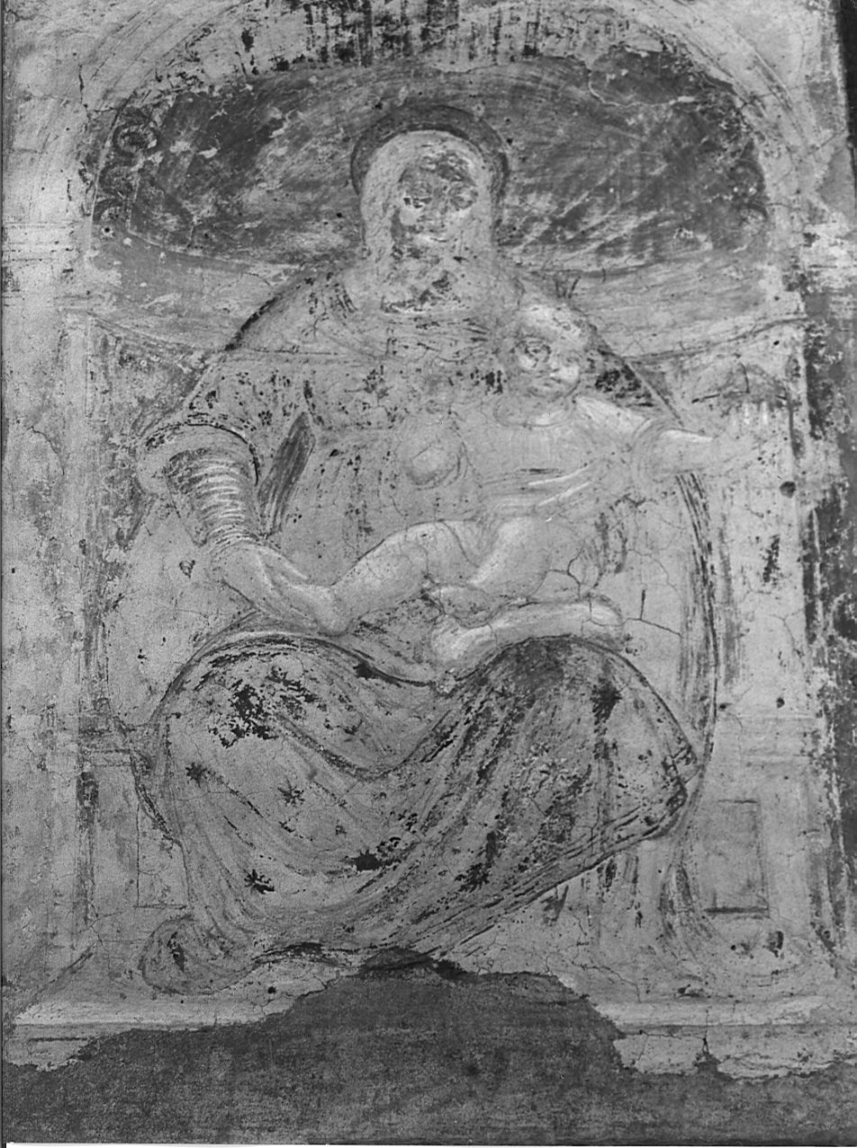 Madonna della Neve (sinopia, opera isolata) - ambito lombardo (sec. XVI)