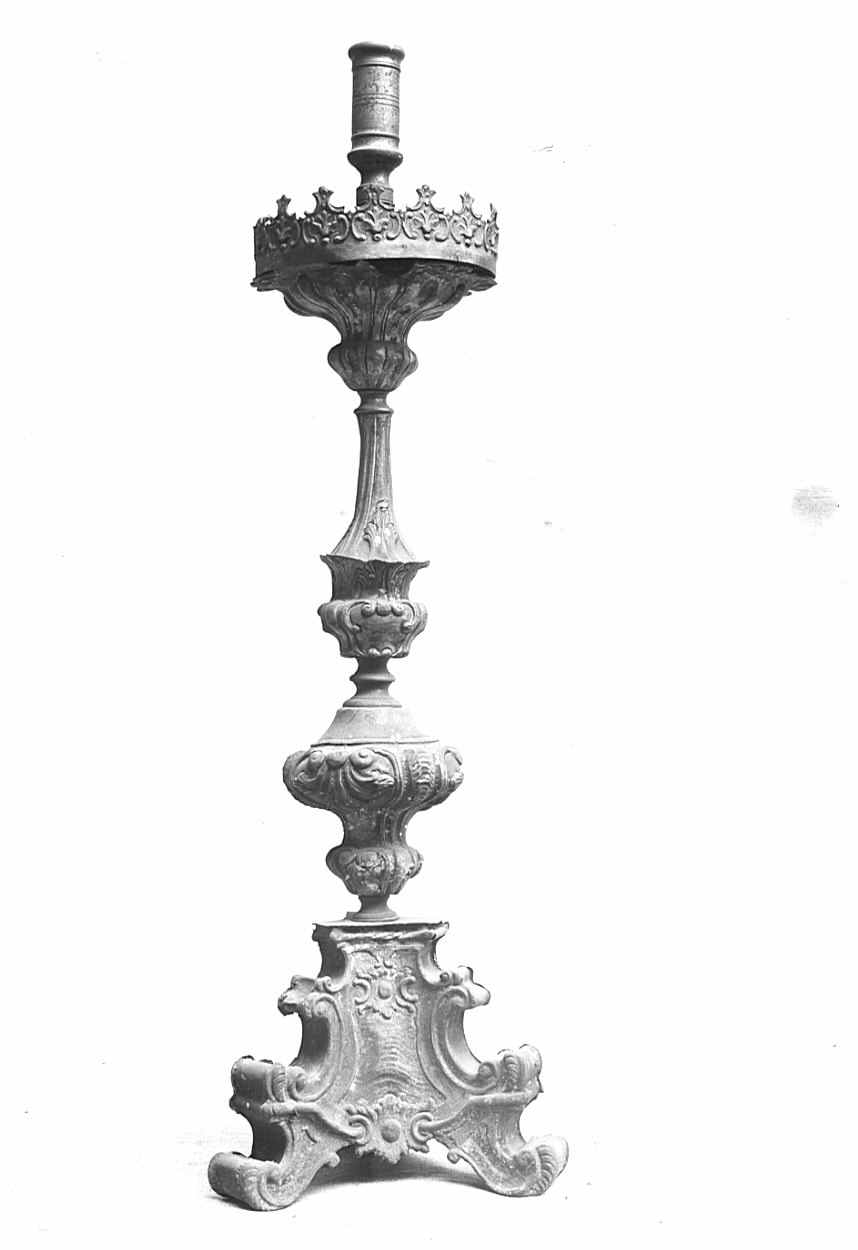 candeliere, coppia - bottega italiana (sec. XVIII)