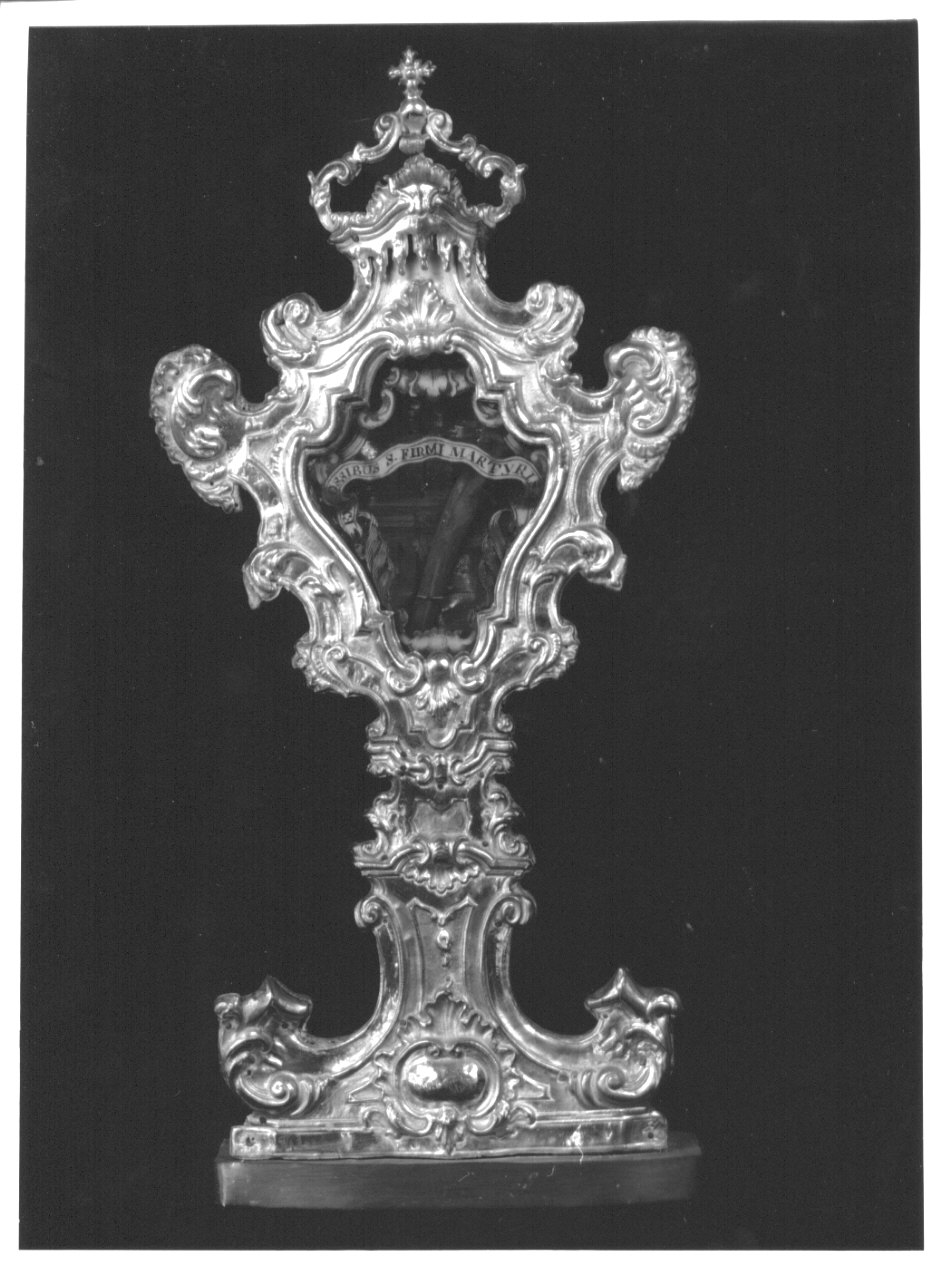 reliquiario, opera isolata - ambito lombardo (seconda metà sec. XVIII)