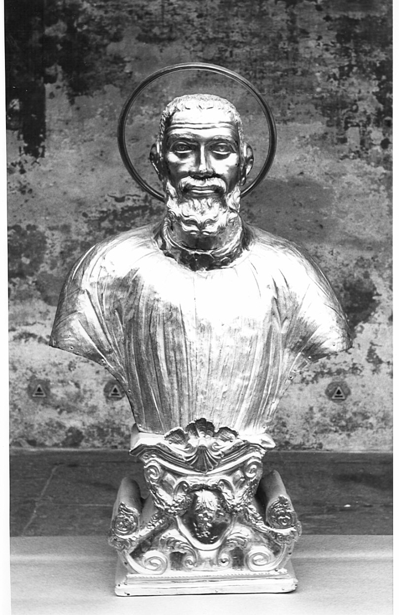 Santo (reliquiario - a busto, opera isolata) - bottega lombarda (seconda metà sec. XVIII)