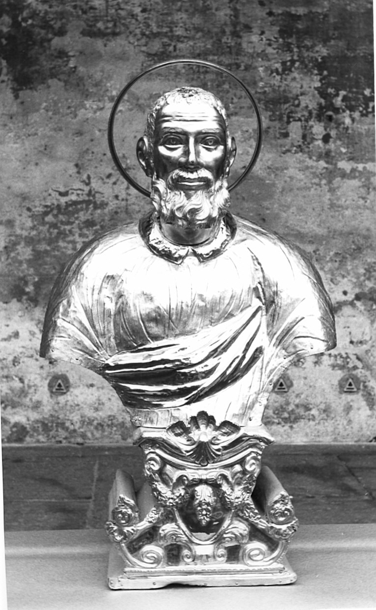 Santo (reliquiario - a busto, opera isolata) - bottega lombarda (seconda metà sec. XVIII)