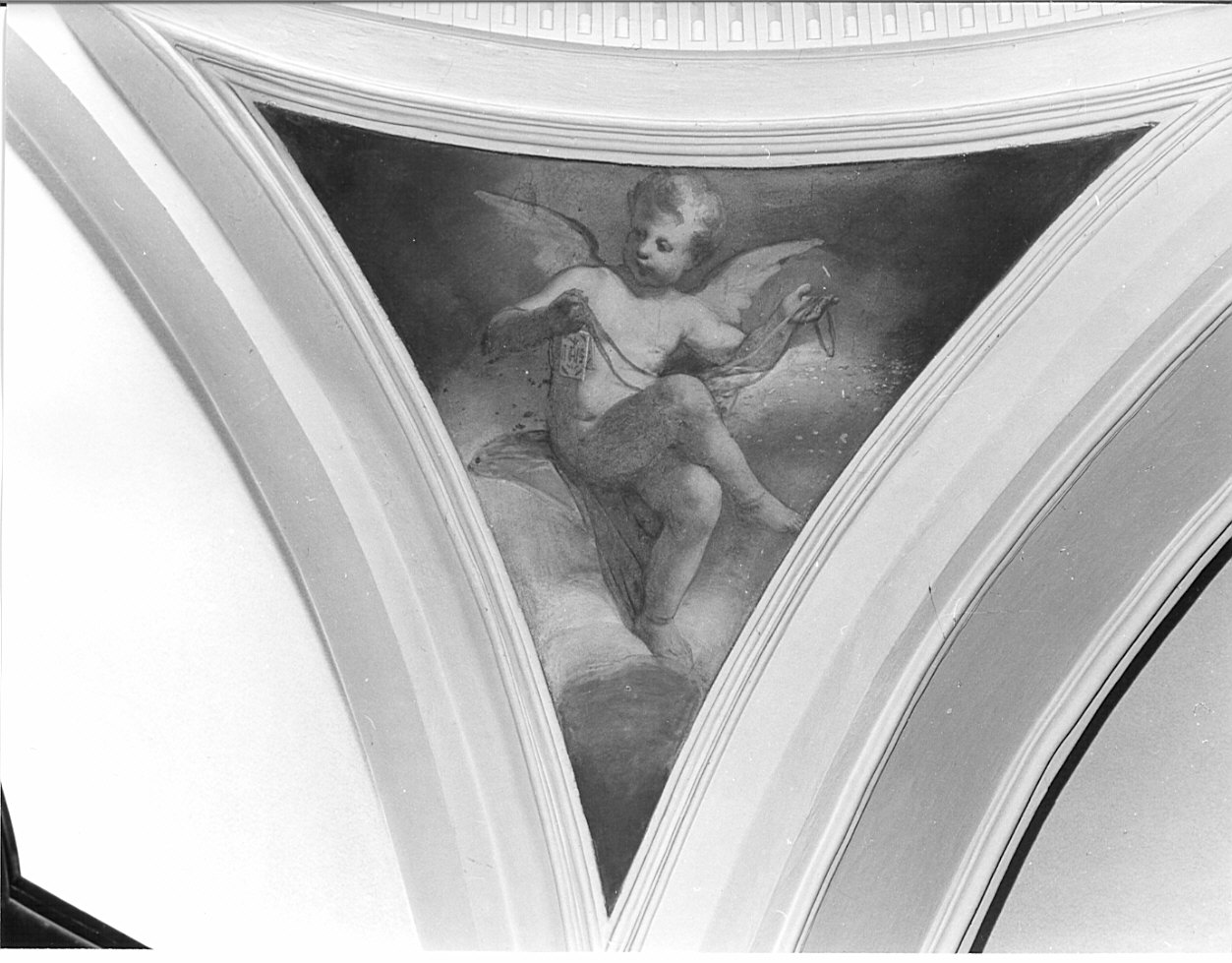 angelo (dipinto, elemento d'insieme) di Valtorta Giovanni (attribuito) (sec. XIX)