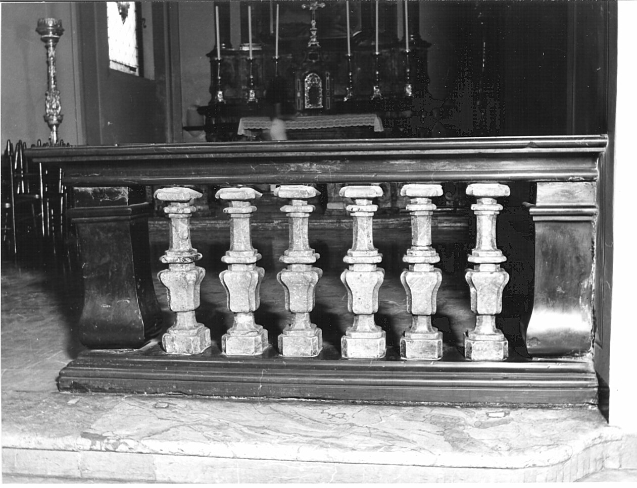 balaustrata, opera isolata - bottega lombarda (sec. XVIII)