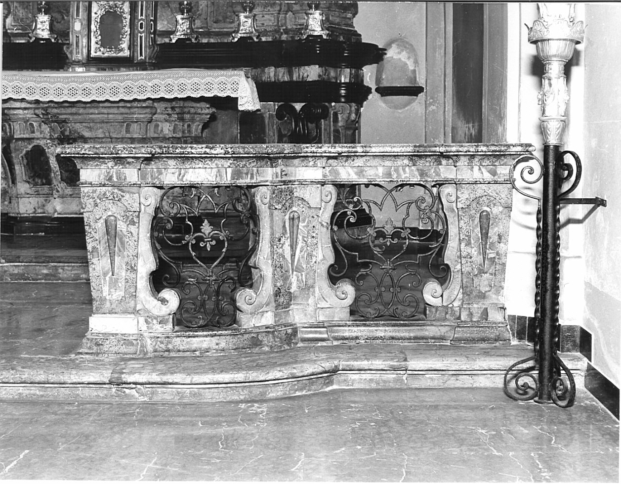 balaustrata, opera isolata - bottega lombarda (sec. XVIII)