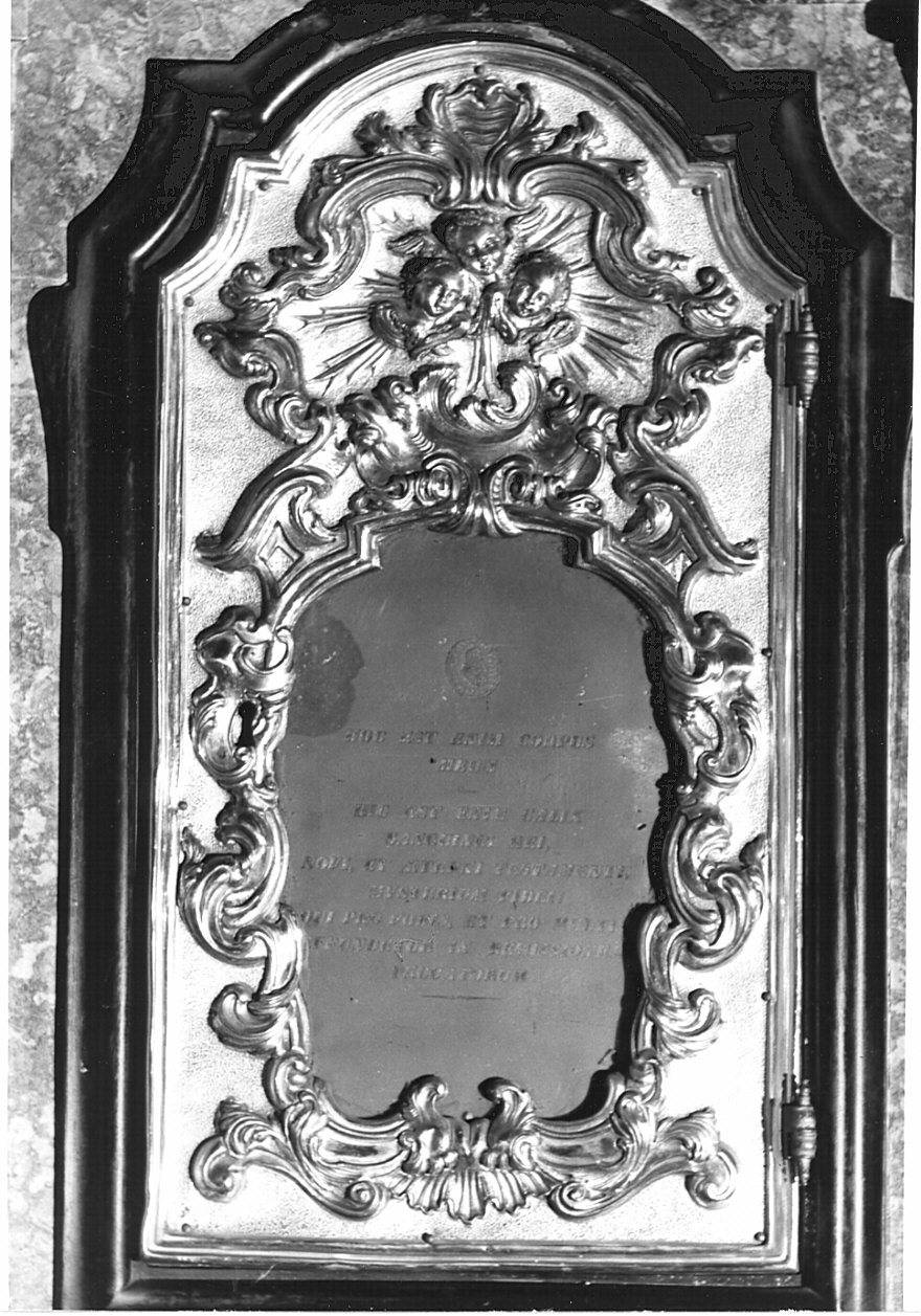 sportello di tabernacolo, elemento d'insieme - bottega lombarda (metà sec. XVIII)