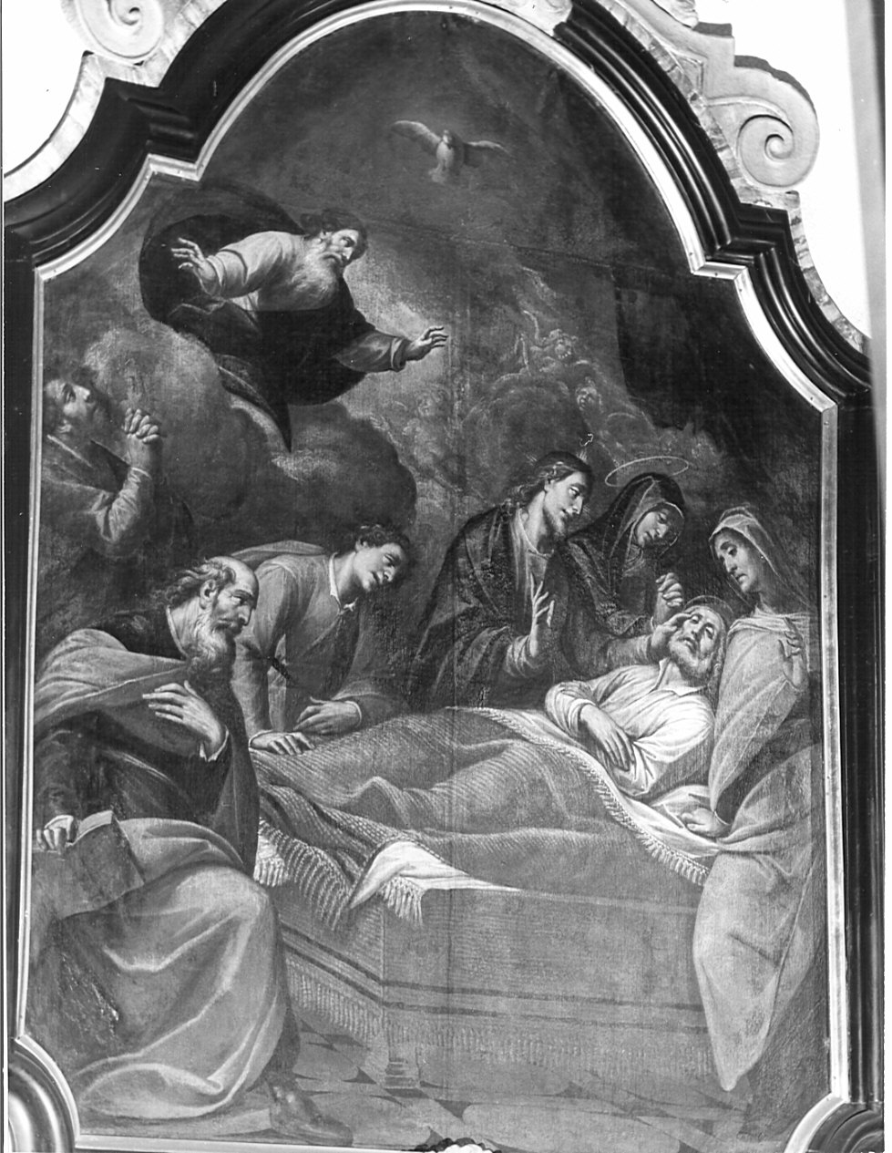 morte di San Giuseppe (dipinto, pendant) di Della Rovere Giovanni Mauro detto Fiammenghino (attribuito) (prima metà sec. XVII)