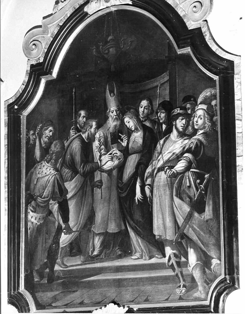 Sposalizio di Maria Vergine (dipinto, pendant) di Della Rovere Giovanni Mauro detto Fiammenghino (attribuito) (prima metà sec. XVII)